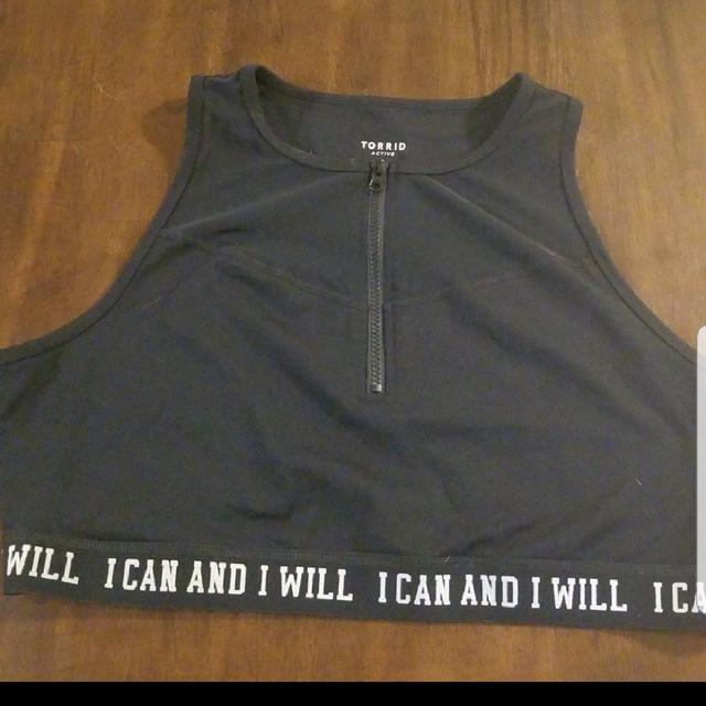 Trendy Torrid sports bra size 3. It says  I can and - Depop