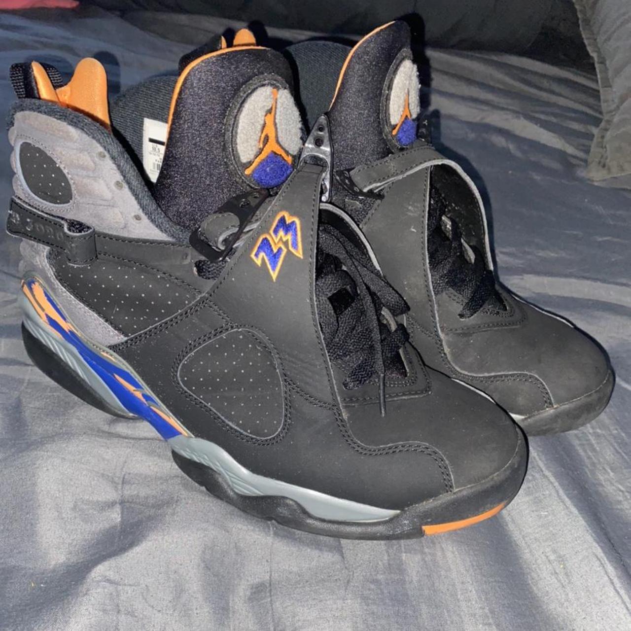 Jordan retro 8 black and orange online