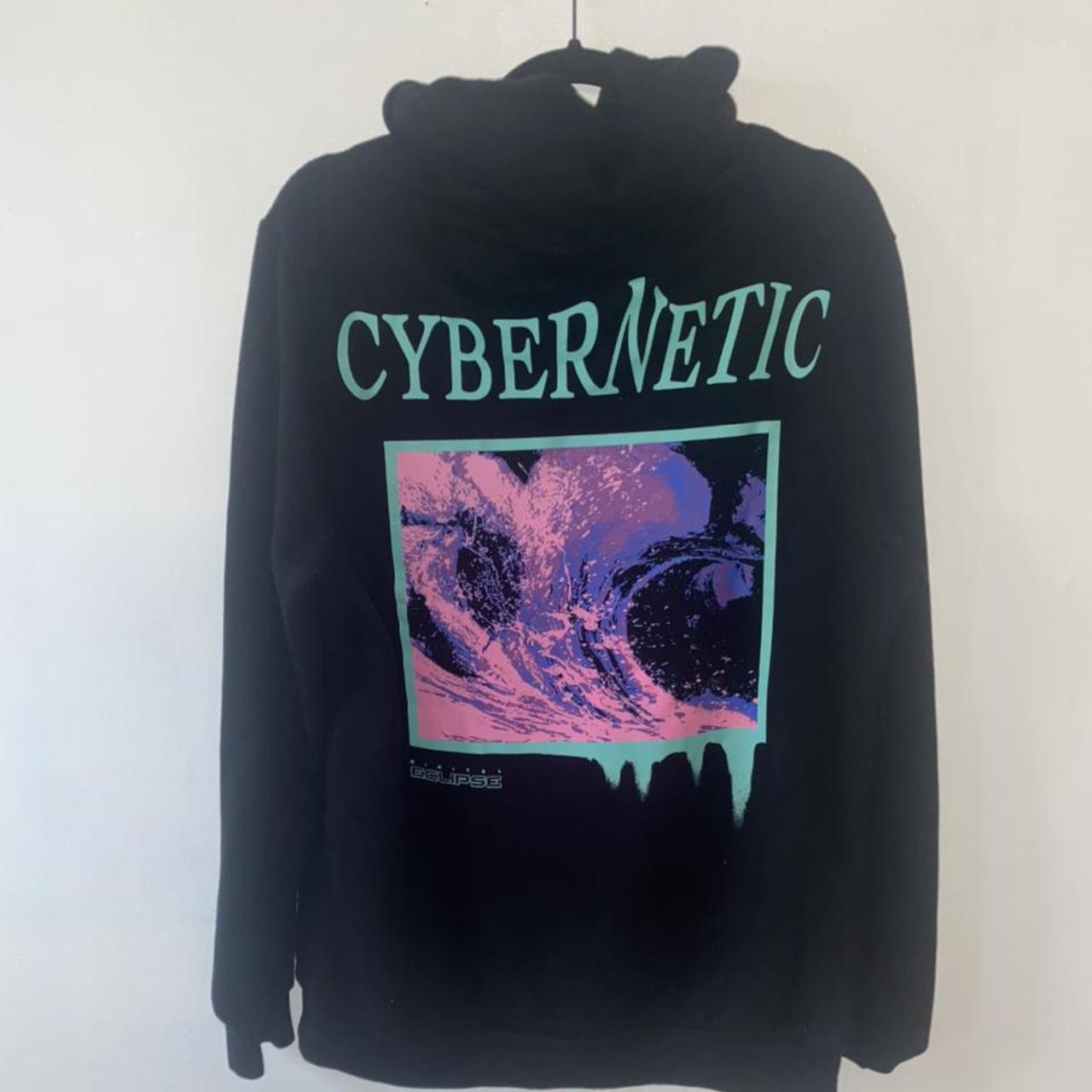 Bershka Cybernetic Hoodie •Used but great condition - Depop