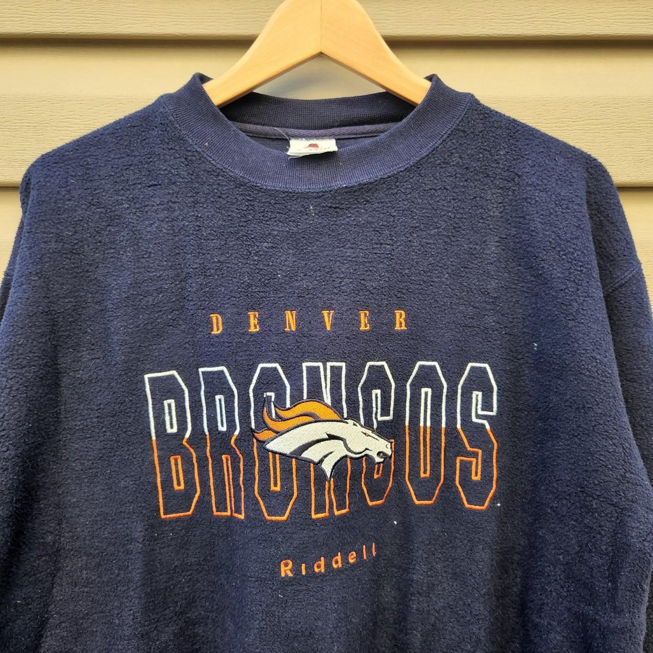 Vintage Retro Denver Broncos Riddell... - Depop