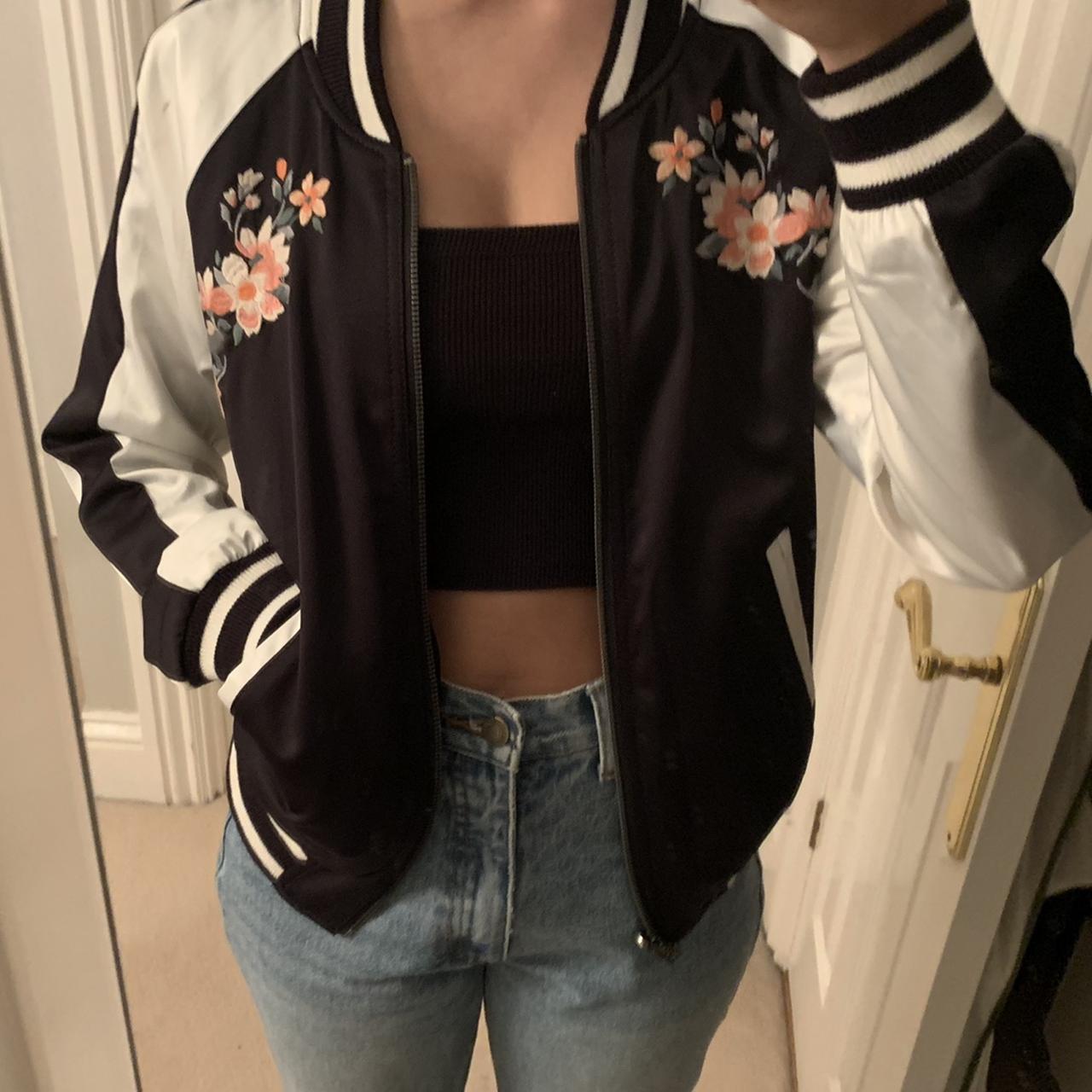 hollister reversible bomber jacket