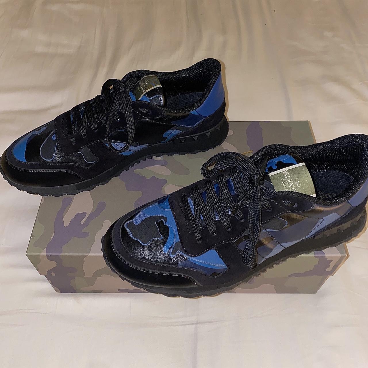 Blue store valentino trainers