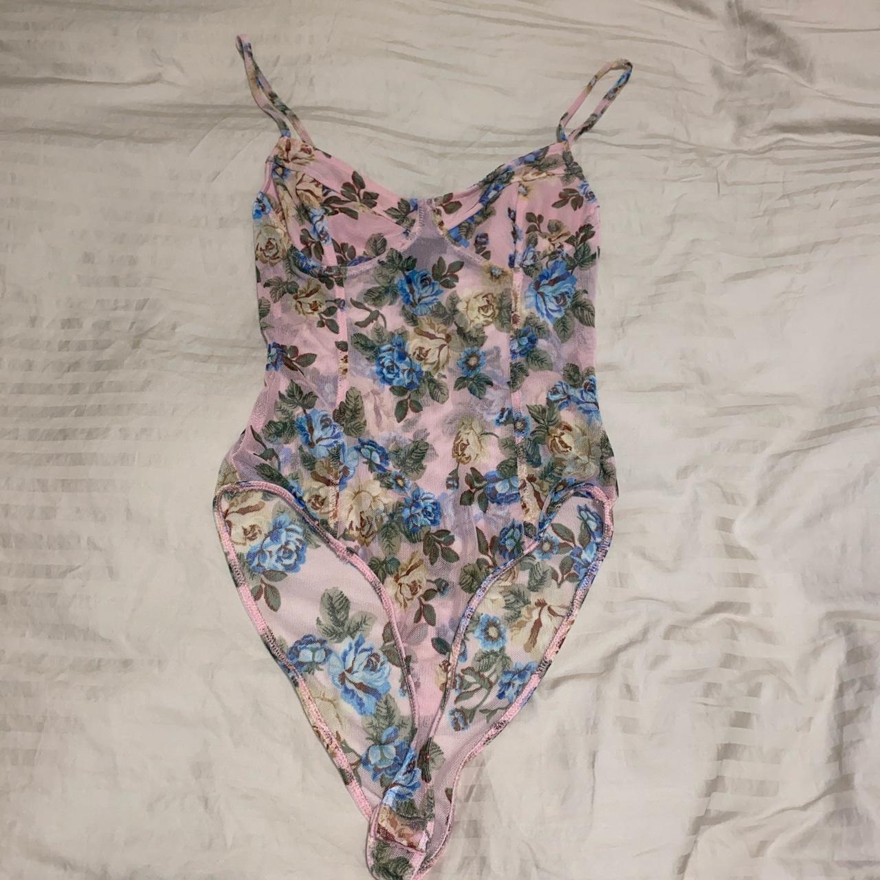 Women S Pink Bodysuit Depop