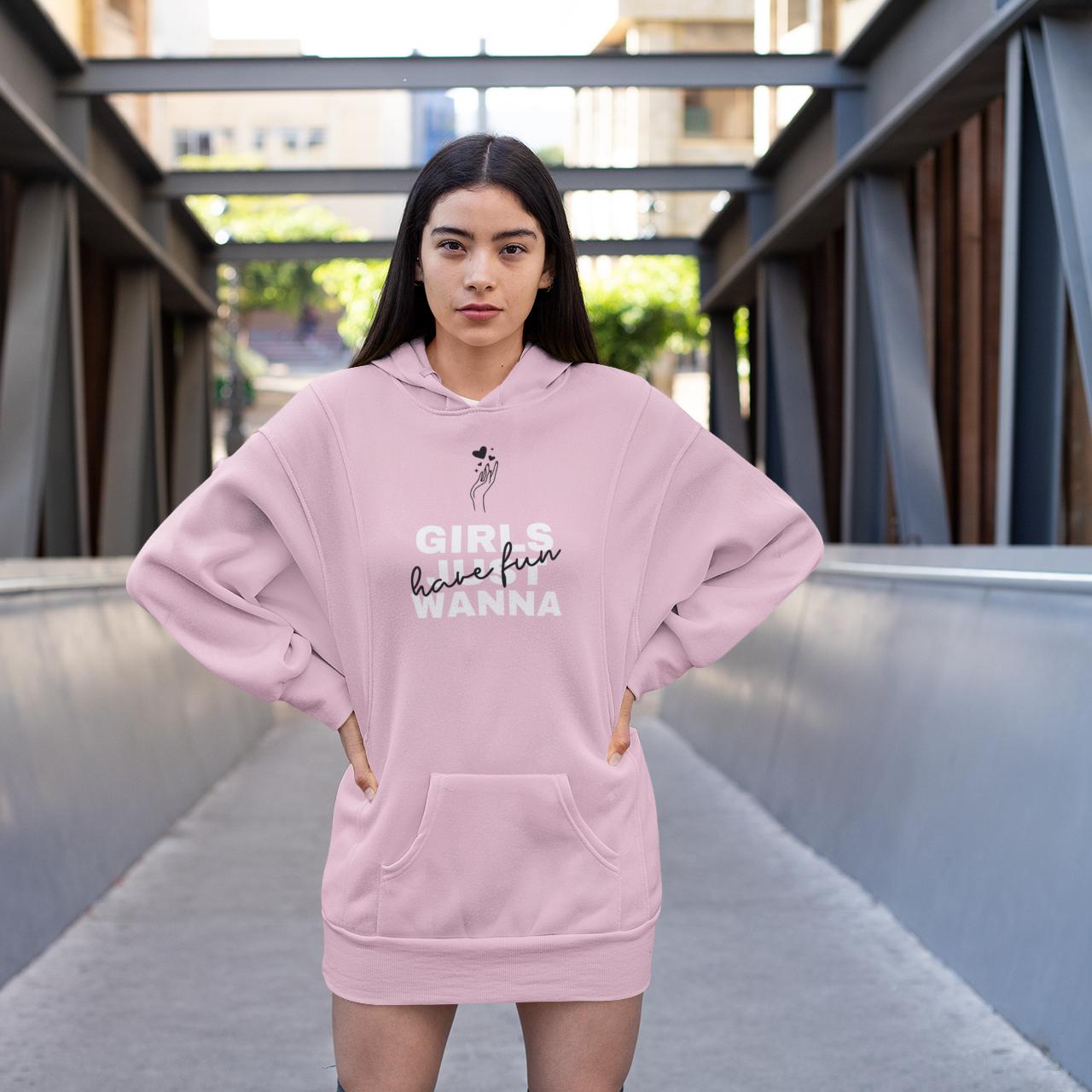 Women's Pink Hoodie | Depop