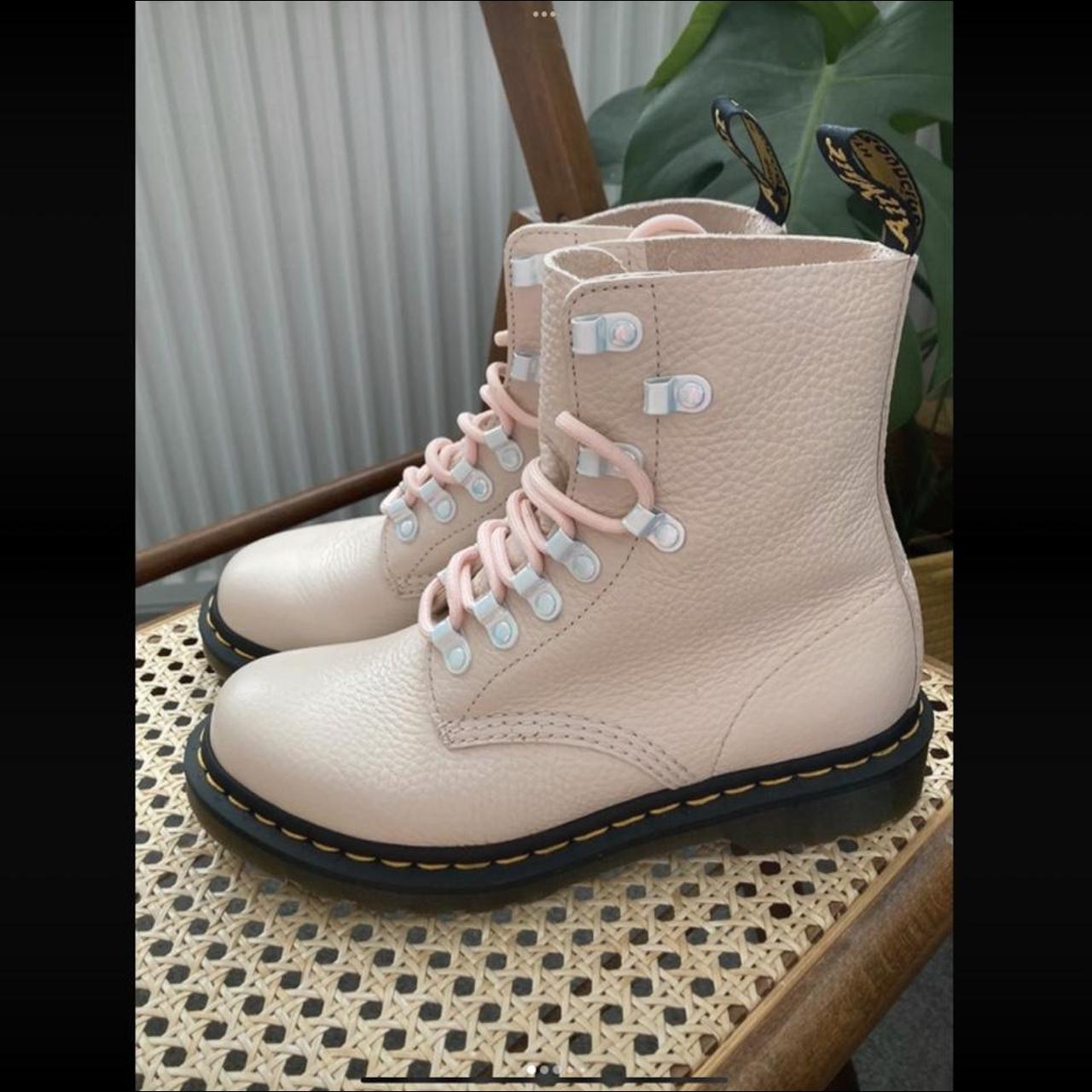 Sold Brand New, Baby Pink Doc Martens Uk 5 RRP... - Depop