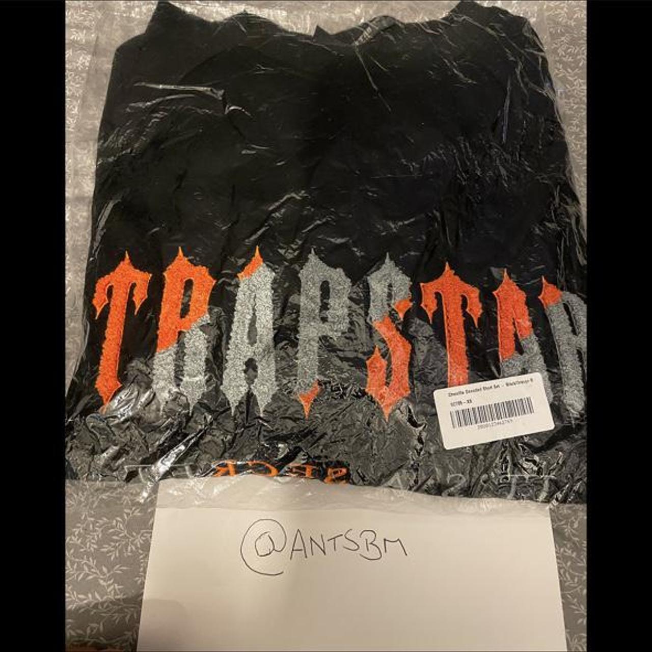 Trapstar TRP Short Set Black/Orange Men's - SS23 - US