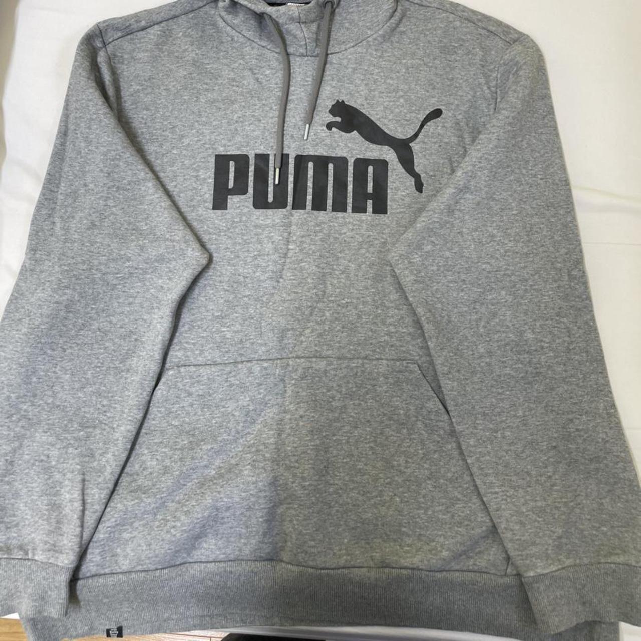 Grey Puma hoodie worn a handful of times. Really... - Depop