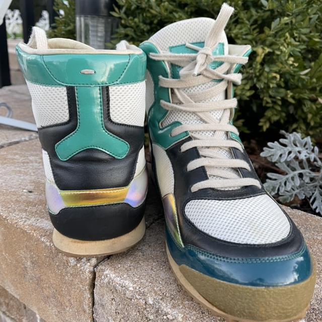 Maison Margiela スニーカー ダークグレー 2007424L0235 Maison Margiela MM6 Suede Low Top Sneakers with Contrasting