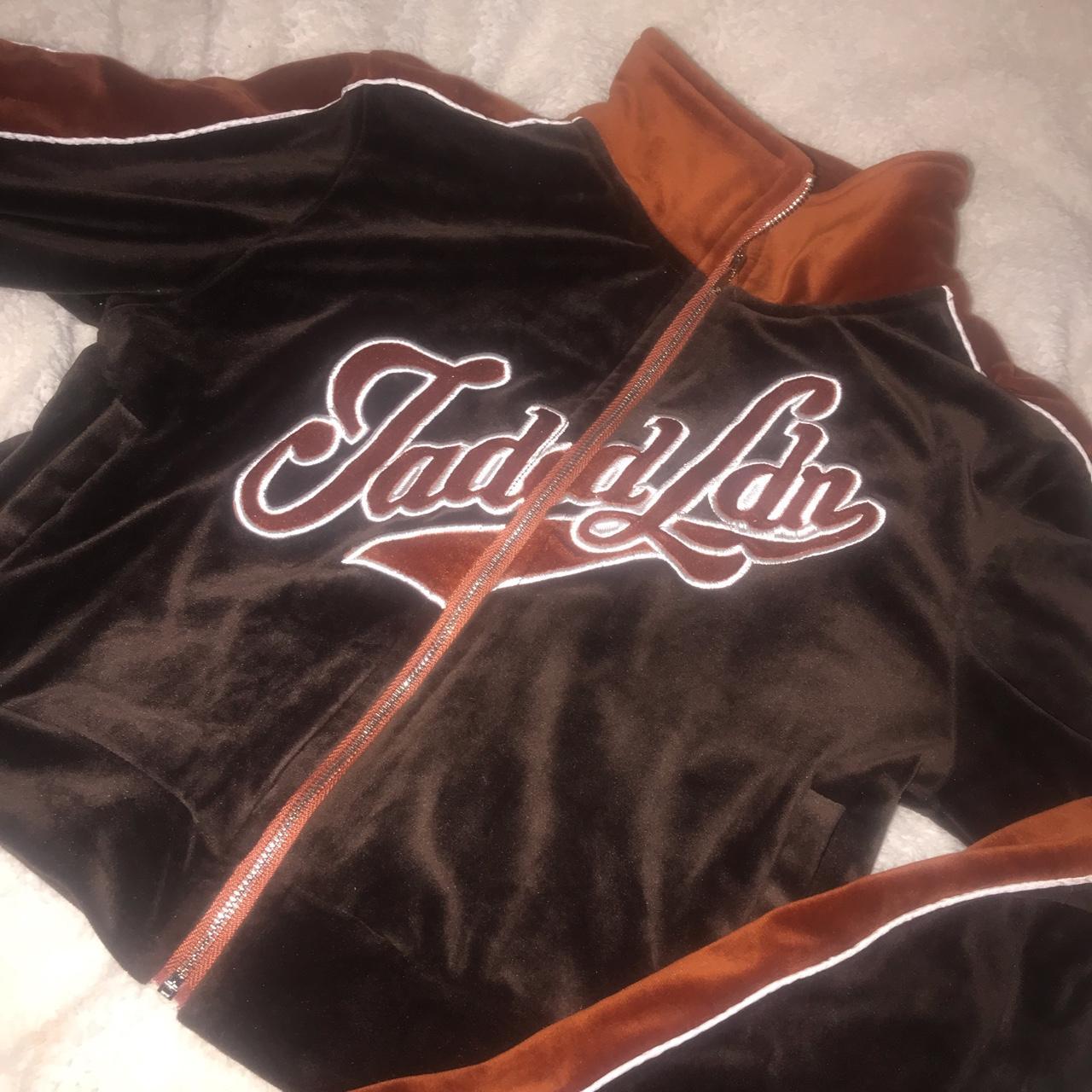 Jaded london ldn hoodie zip up brown fleece soft... - Depop