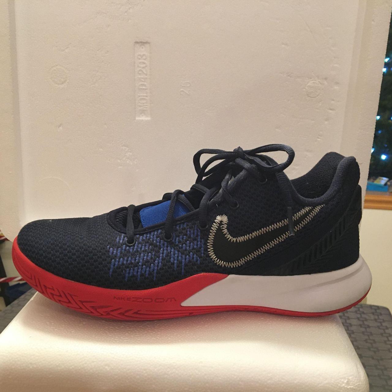 Kyrie flytrap 2 red white hot sale and blue