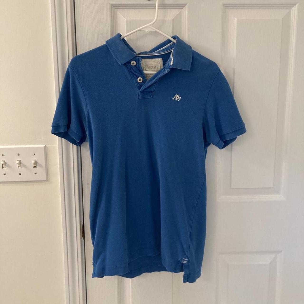 Blue Aeropostale polo Size S #blue #aeropostale... - Depop