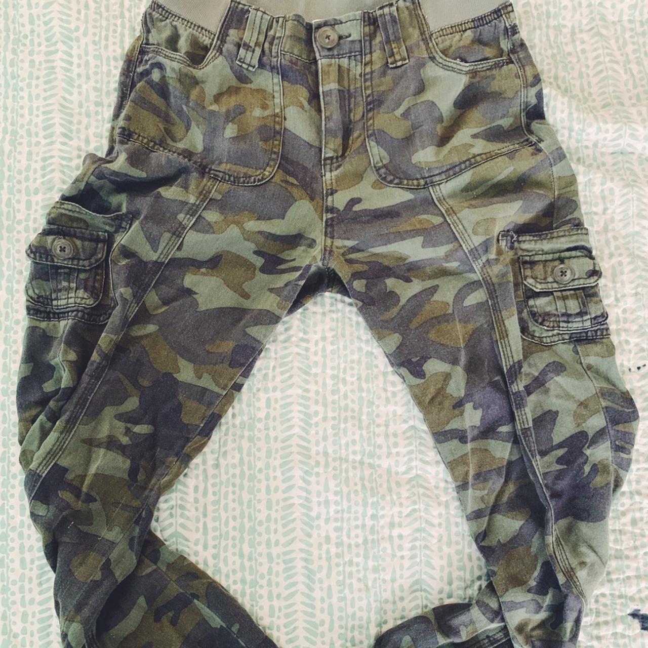 🌲camo print cargo style joggers! These pants are... - Depop