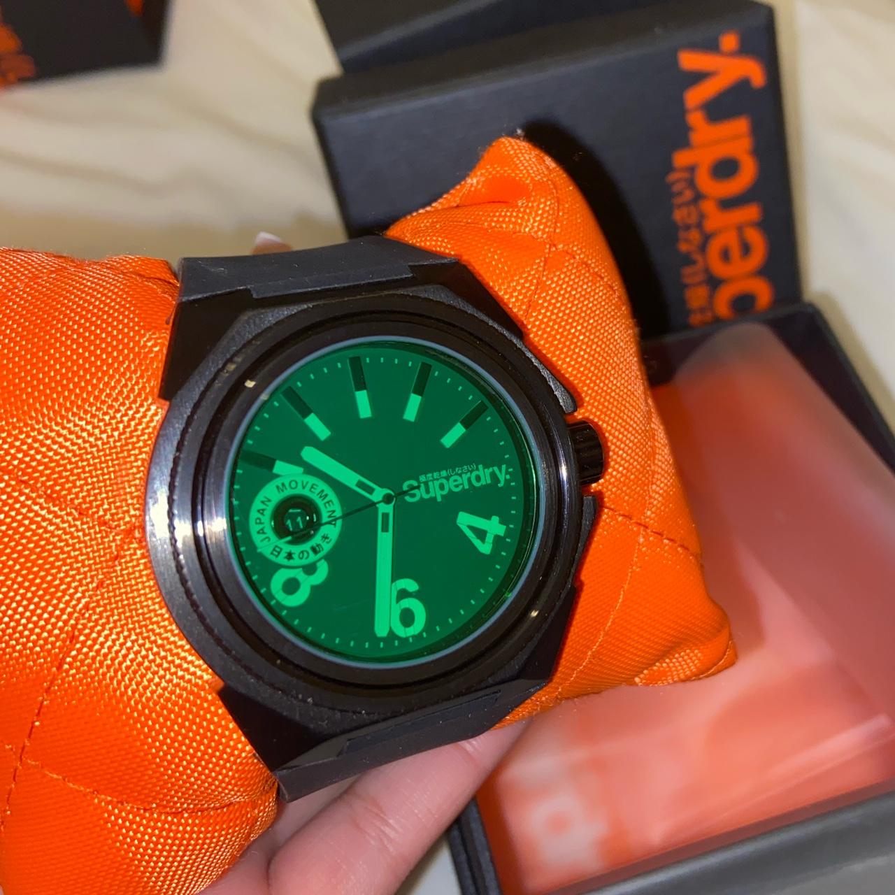 Superdry watch cheap green