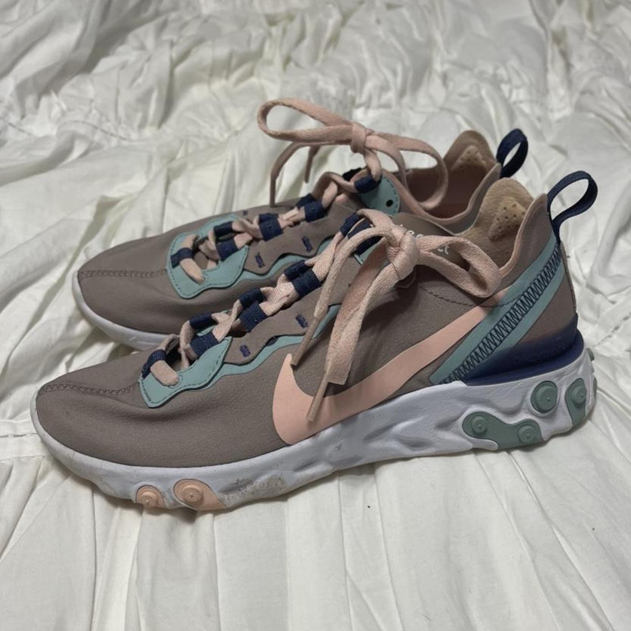 nike react element 55 pumice sanded purple