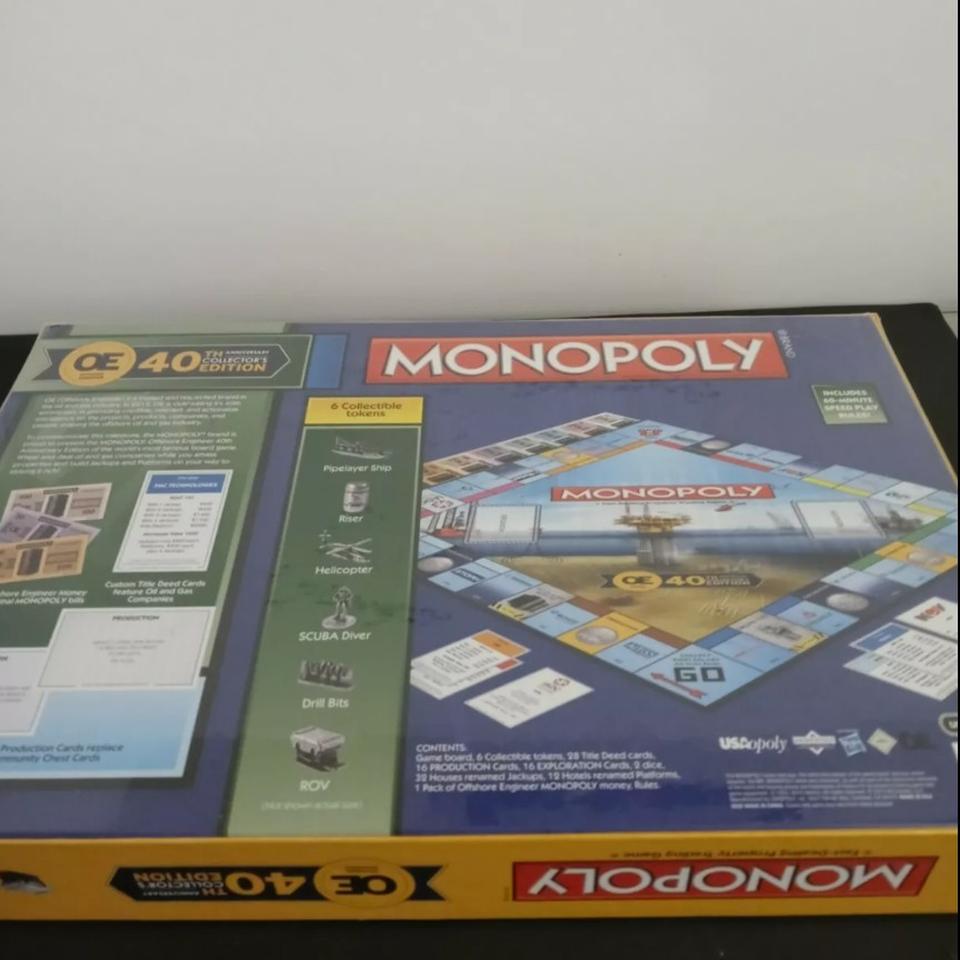 Monopoly: Offshore hotsell Engineer 40th collectors edition