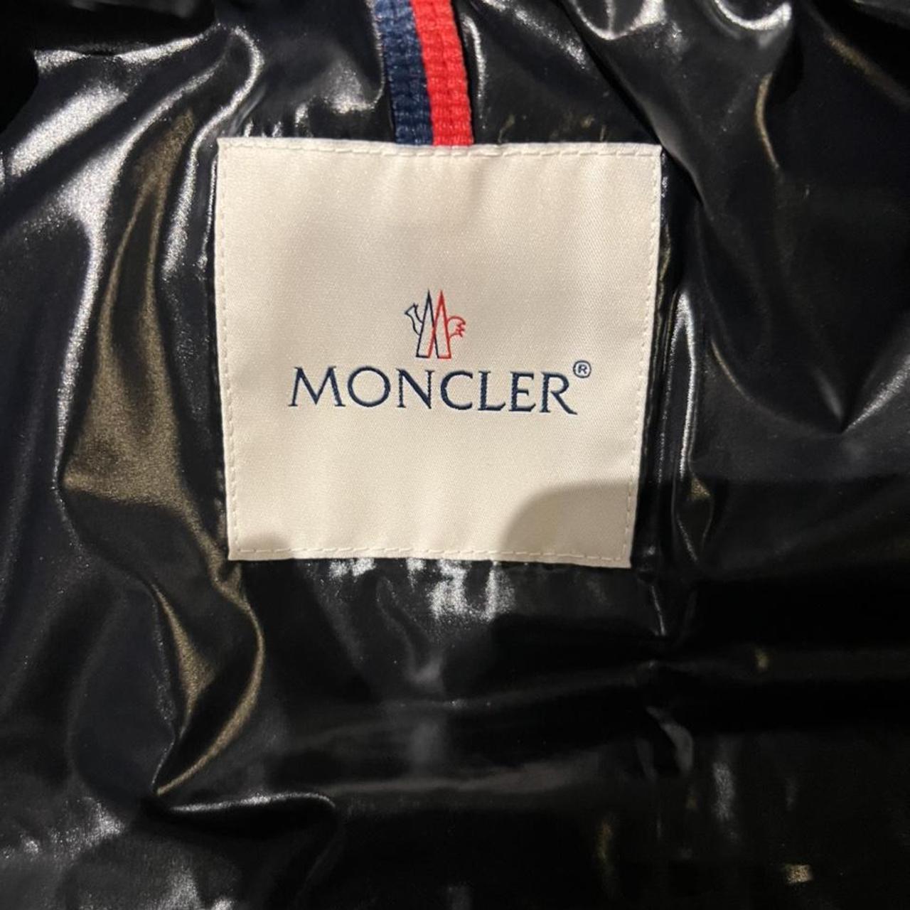 Moncler Black Coat | Depop