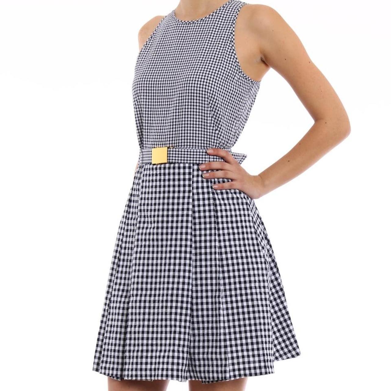 Michael kors gingham dress sales