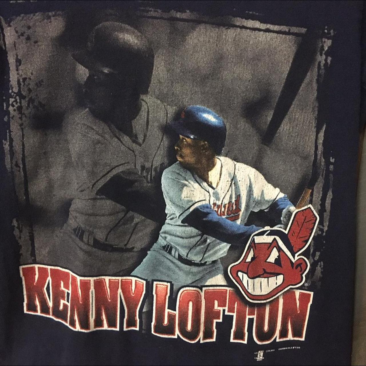 Vintage Cleveland Indians shirt 1998 Kenny Lofton - Depop