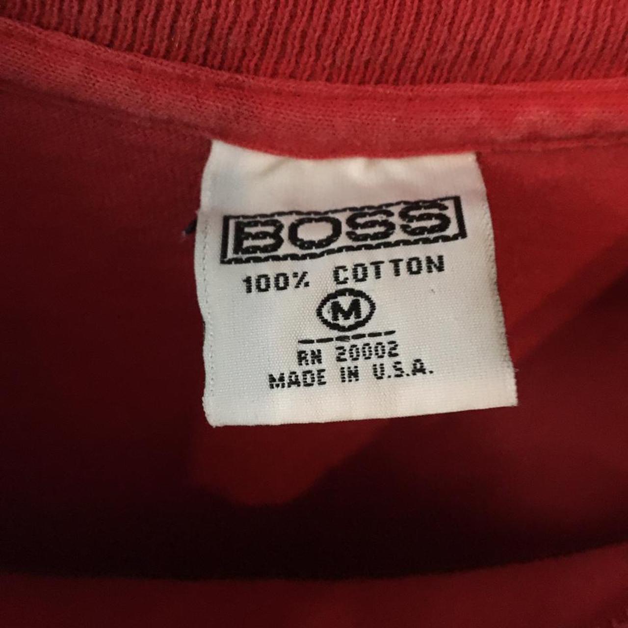 Vintage 90s BOSS shirt #boss #90s #raptees #seanjohn... - Depop