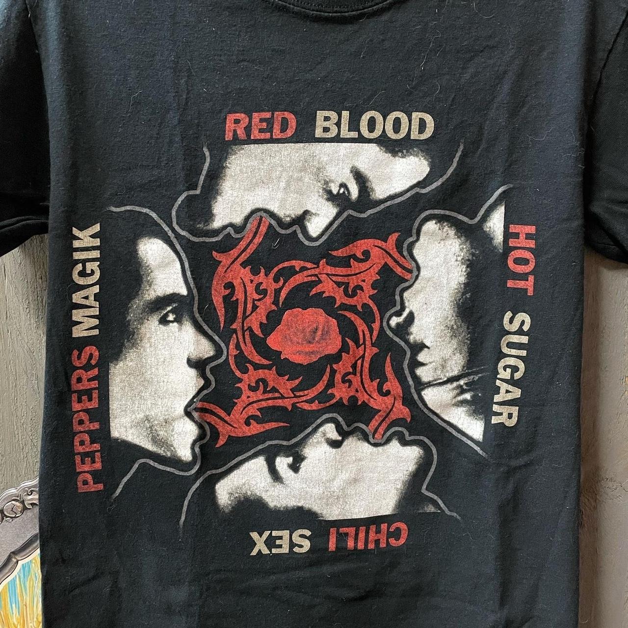 Vintage Red Hot Chili Peppers shirt Blood Sugar Sex... - Depop