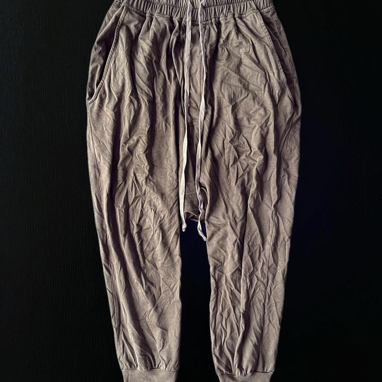 Rick Owens Prisoner Drawstring Pant Dark Rust | Depop