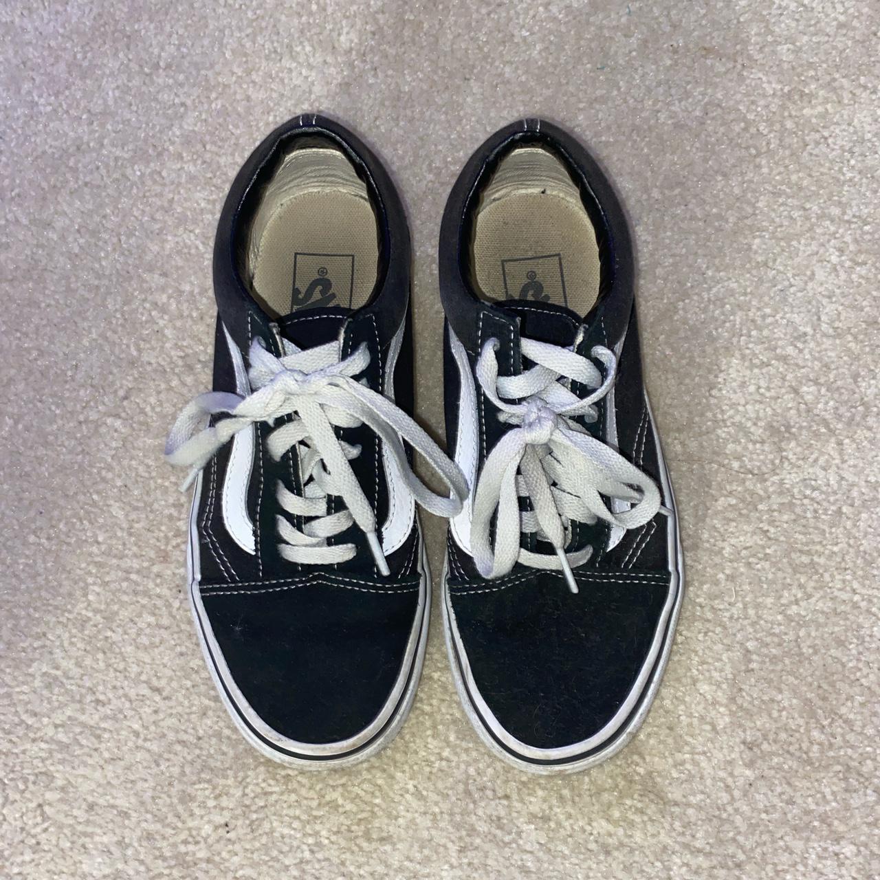 black old skool vans size 5.5