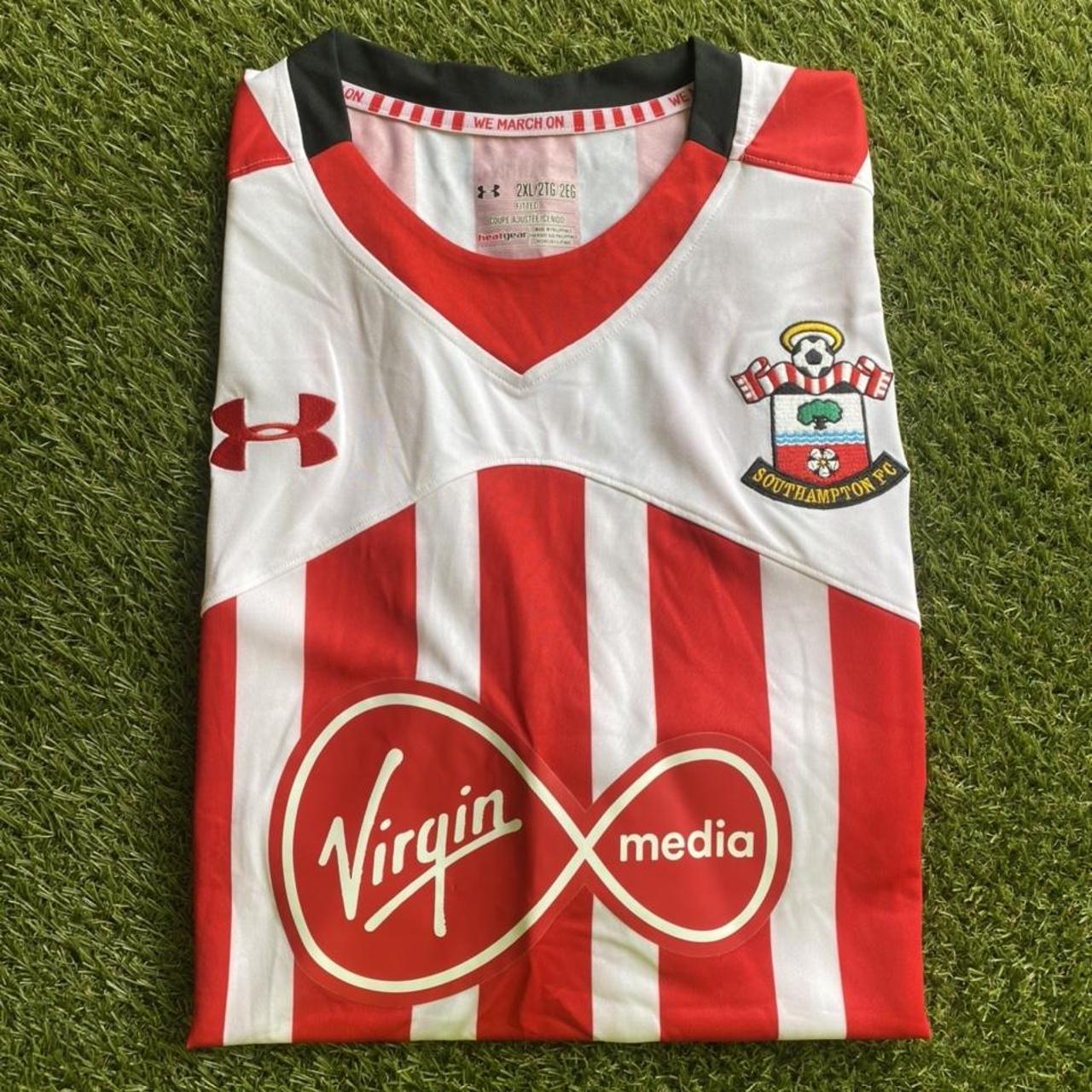 Southampton FC Home Football Shirt, Size 2XL (24”... - Depop