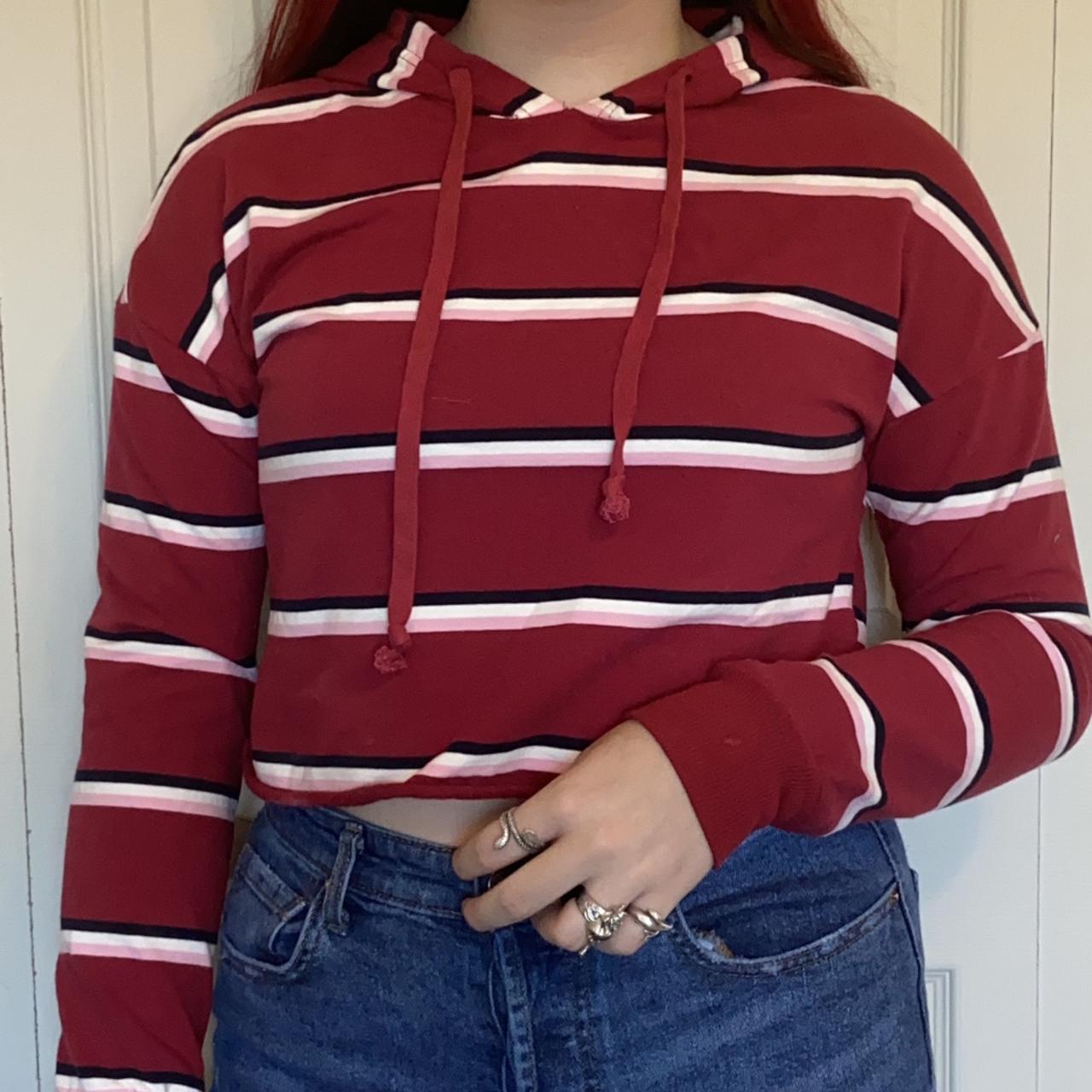 Charlotte russe outlet cropped hoodie