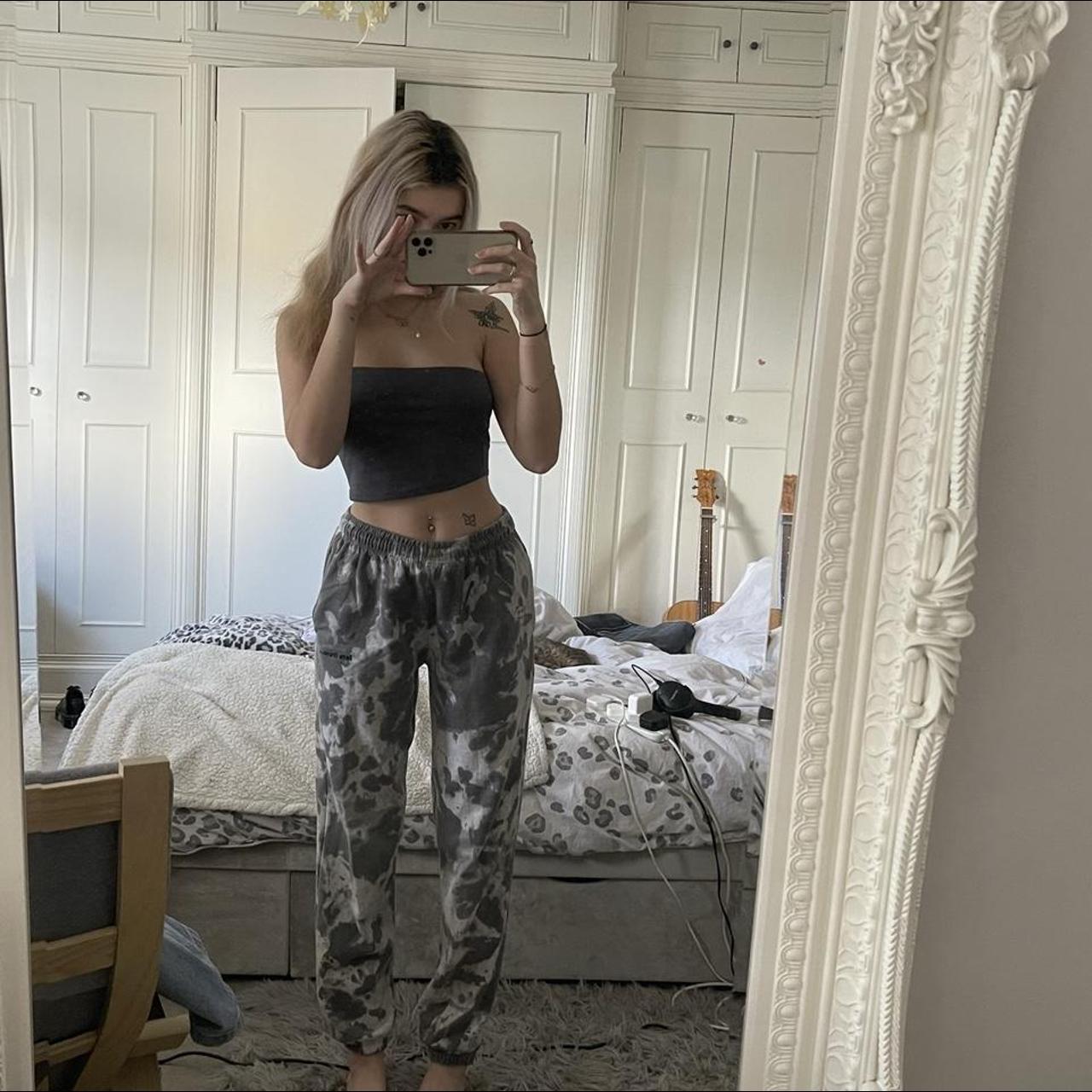 dark grey trackies