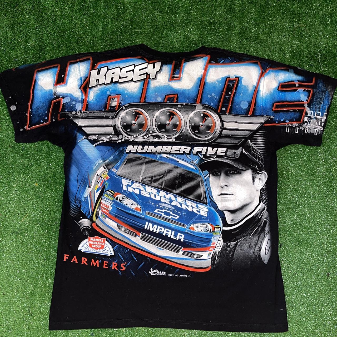 2012 NASCAR Racing 5 Kasey Kahne T Shirt Mens Size Depop