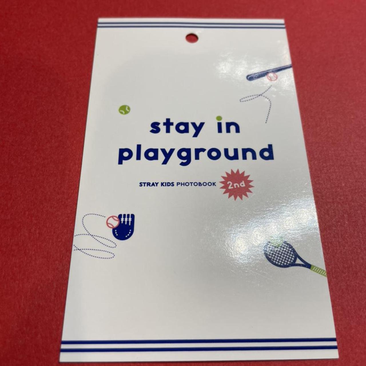 Stray Kids Stay in Playground Han POB Bookmark You | Depop