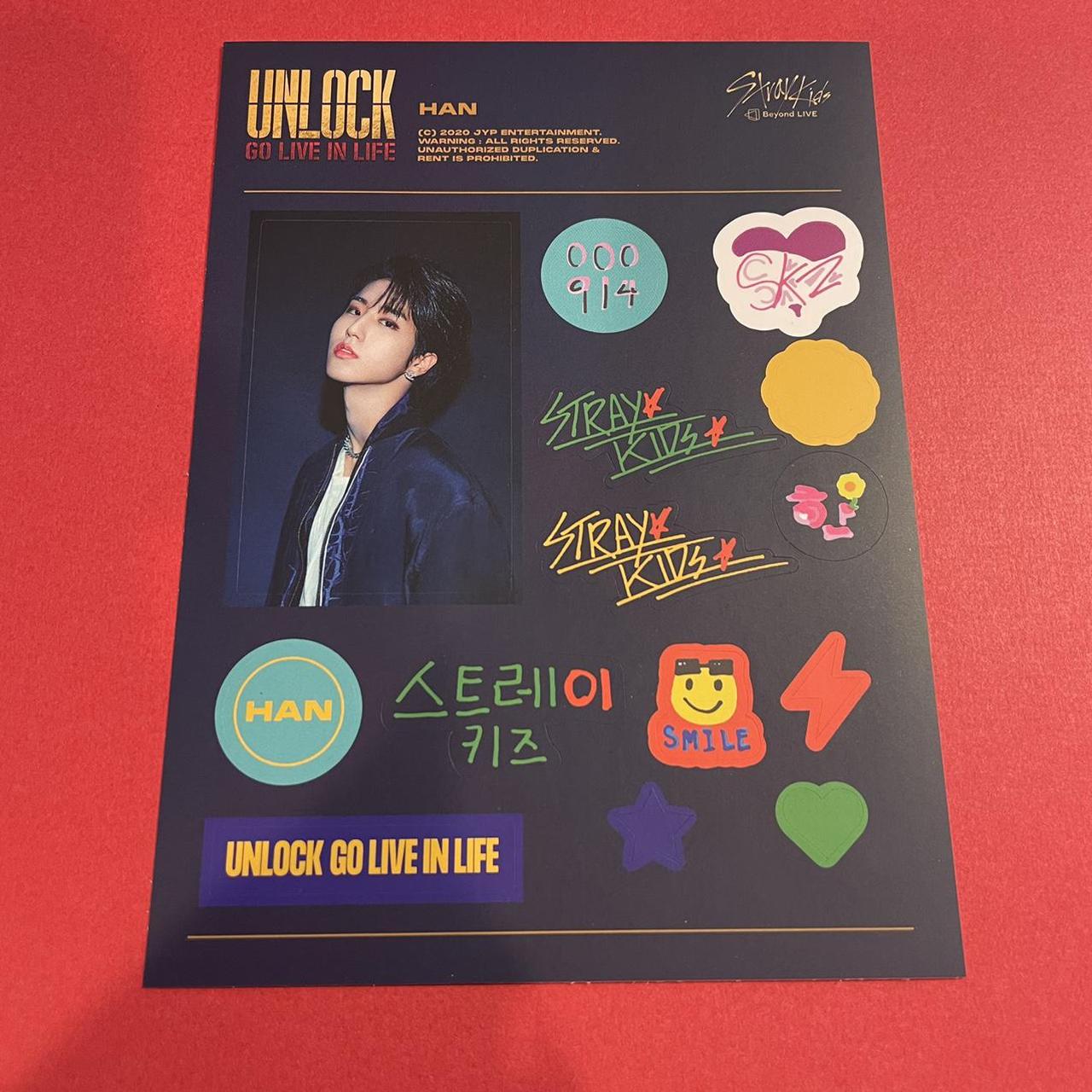 Stray Kids playground  ブックマーク ハン Stray Kids Stay in Playground Han POB Bookmark You | Depop