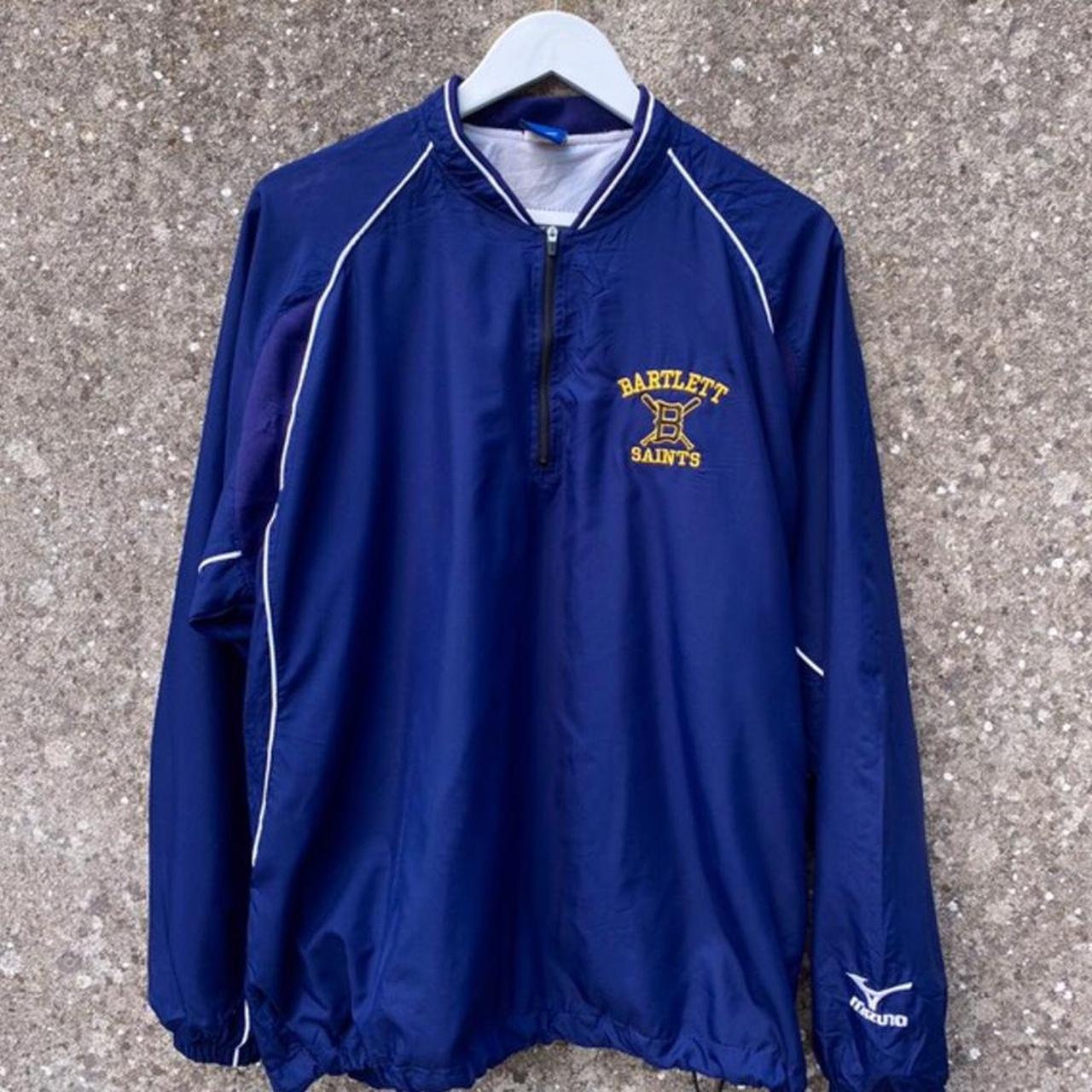 Awesome Vintage Mizuno Sports quarter zip track top.... - Depop