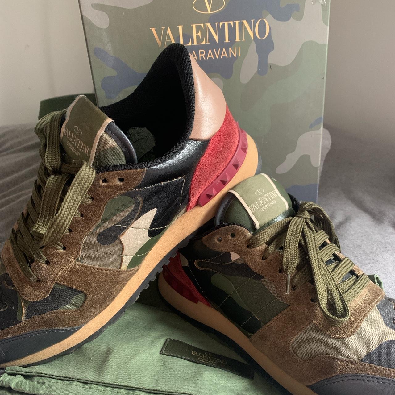 Women's valentino sale camo trainers