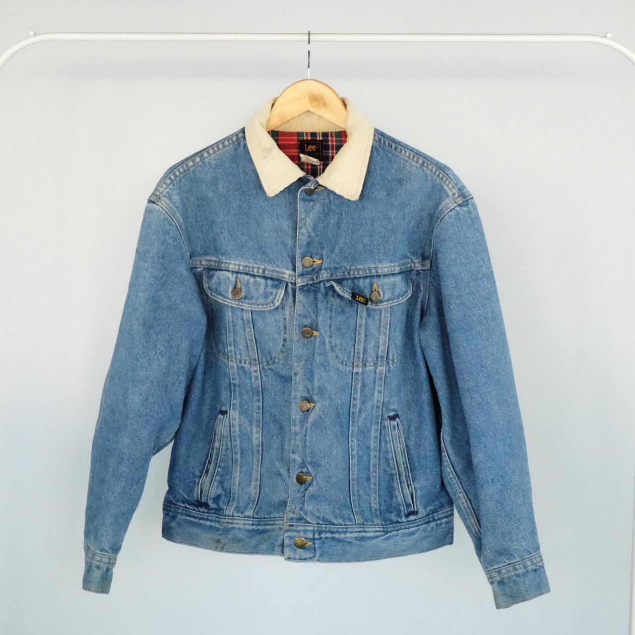 vintage lee men's denim jacket