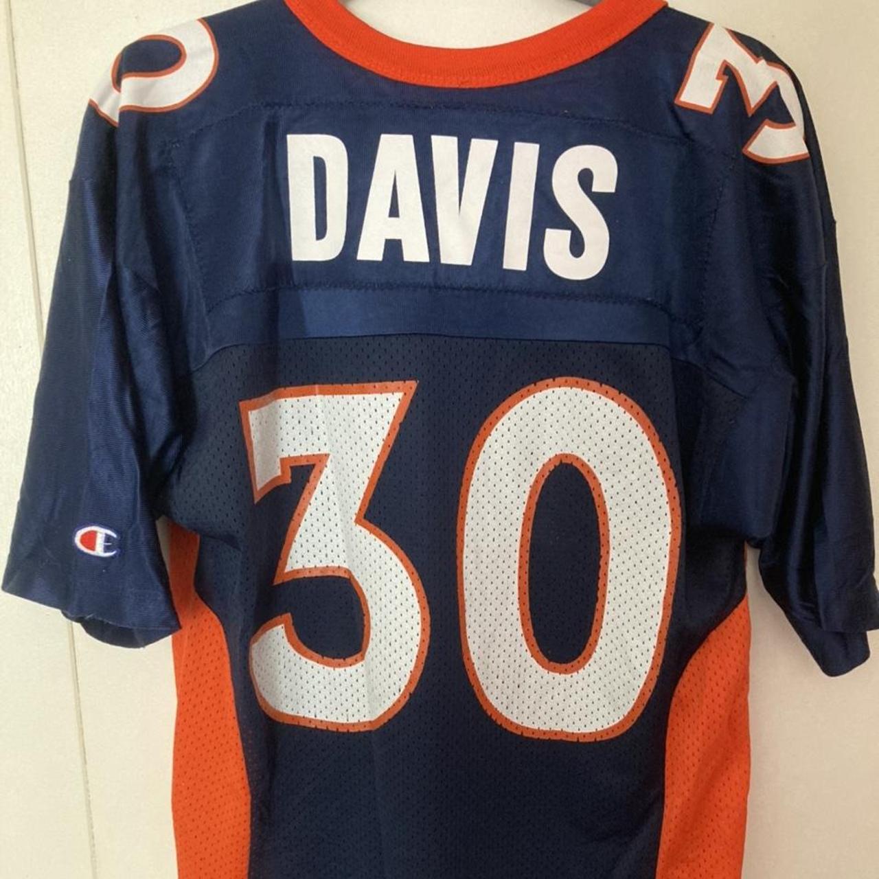 Buy the Mens Denver Broncos Terrell Davis Football NFL Jersey Size