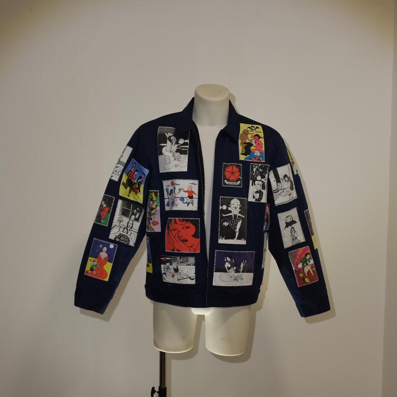 Veste Supreme Toshio Saeki Marine taille M Jamais... - Depop