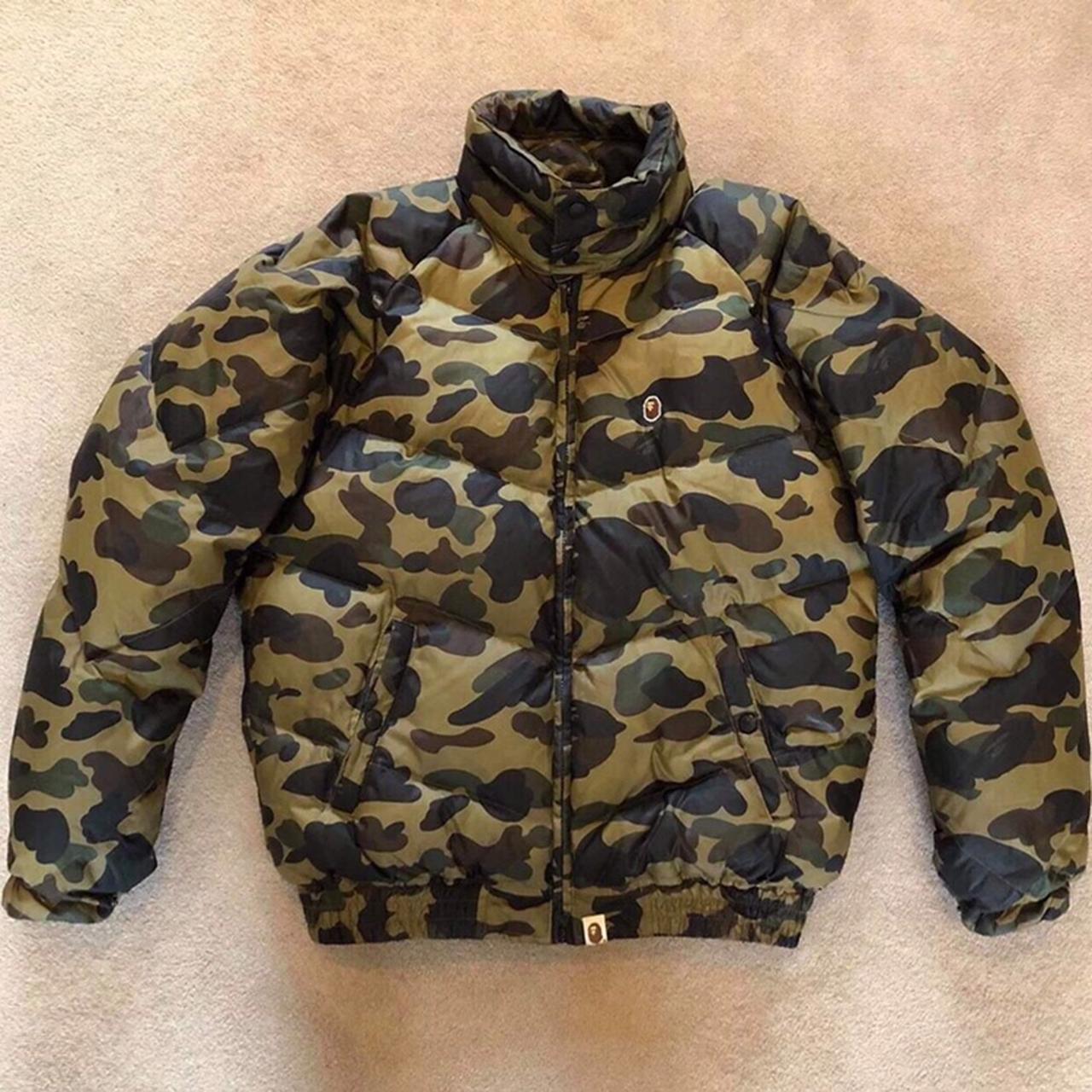 Bape 1st discount camo down jacket