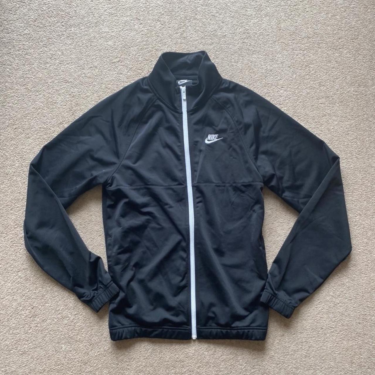 Mens Nike black tracksuit jacket. UK size XS.... Depop