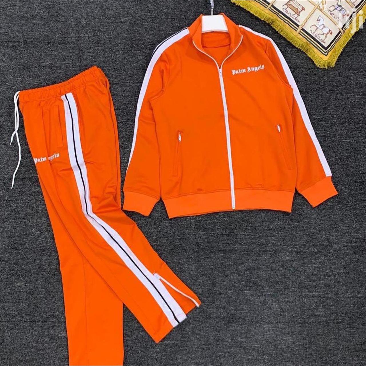 Orange Palm angels tracksuit top bottoms Size