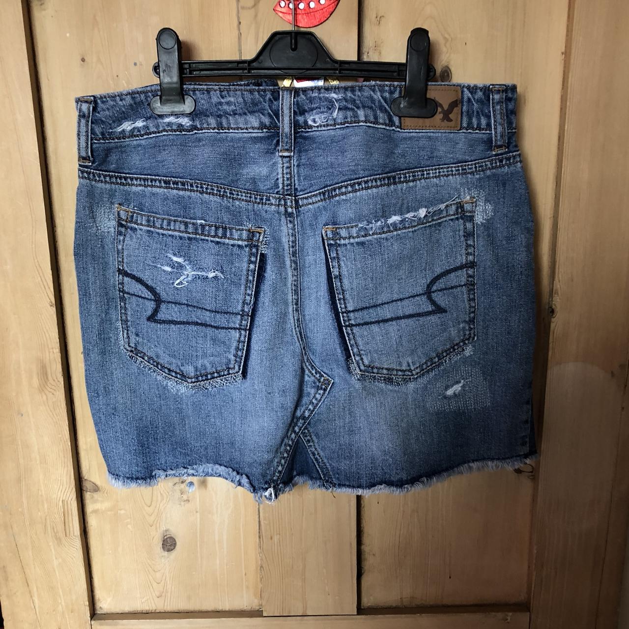 Denim skirt very soft material great fit - Depop