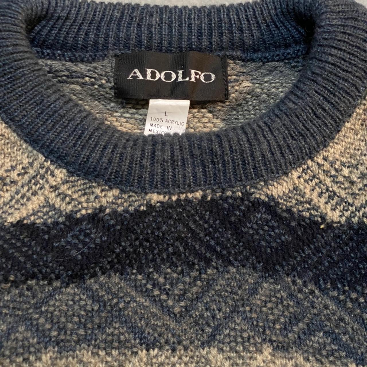 Adolfo Sanchez Women's Blue and Grey Jumper (4)