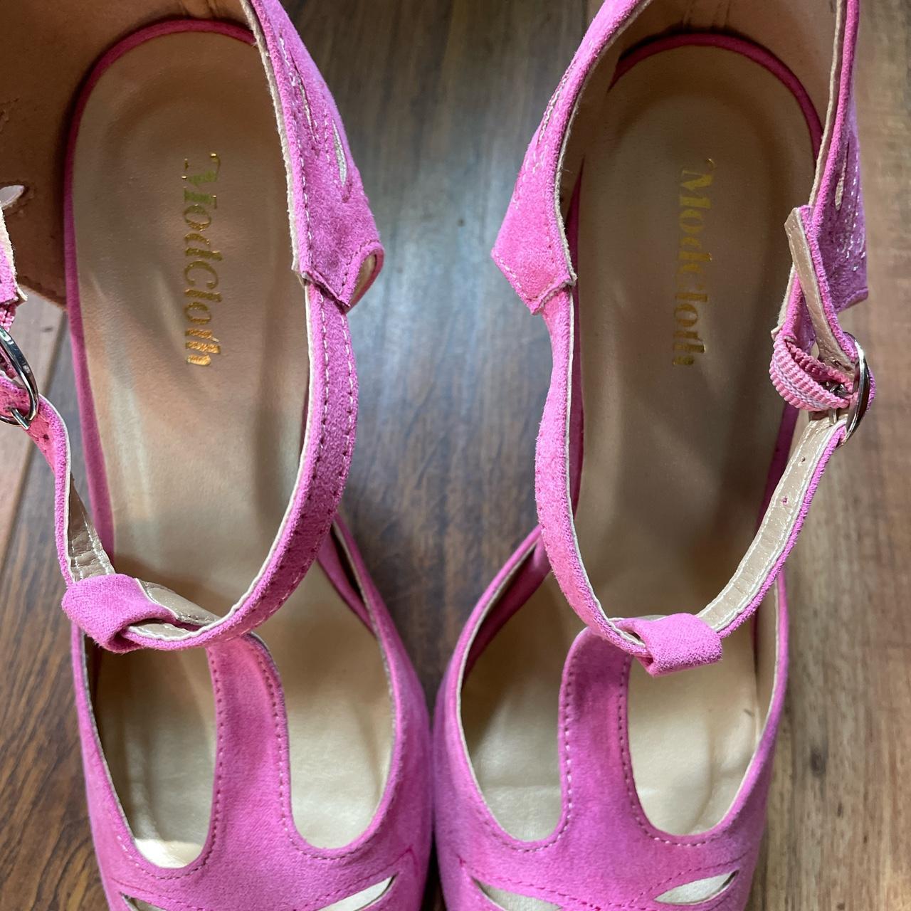 ModCloth Women's Pink Courts | Depop