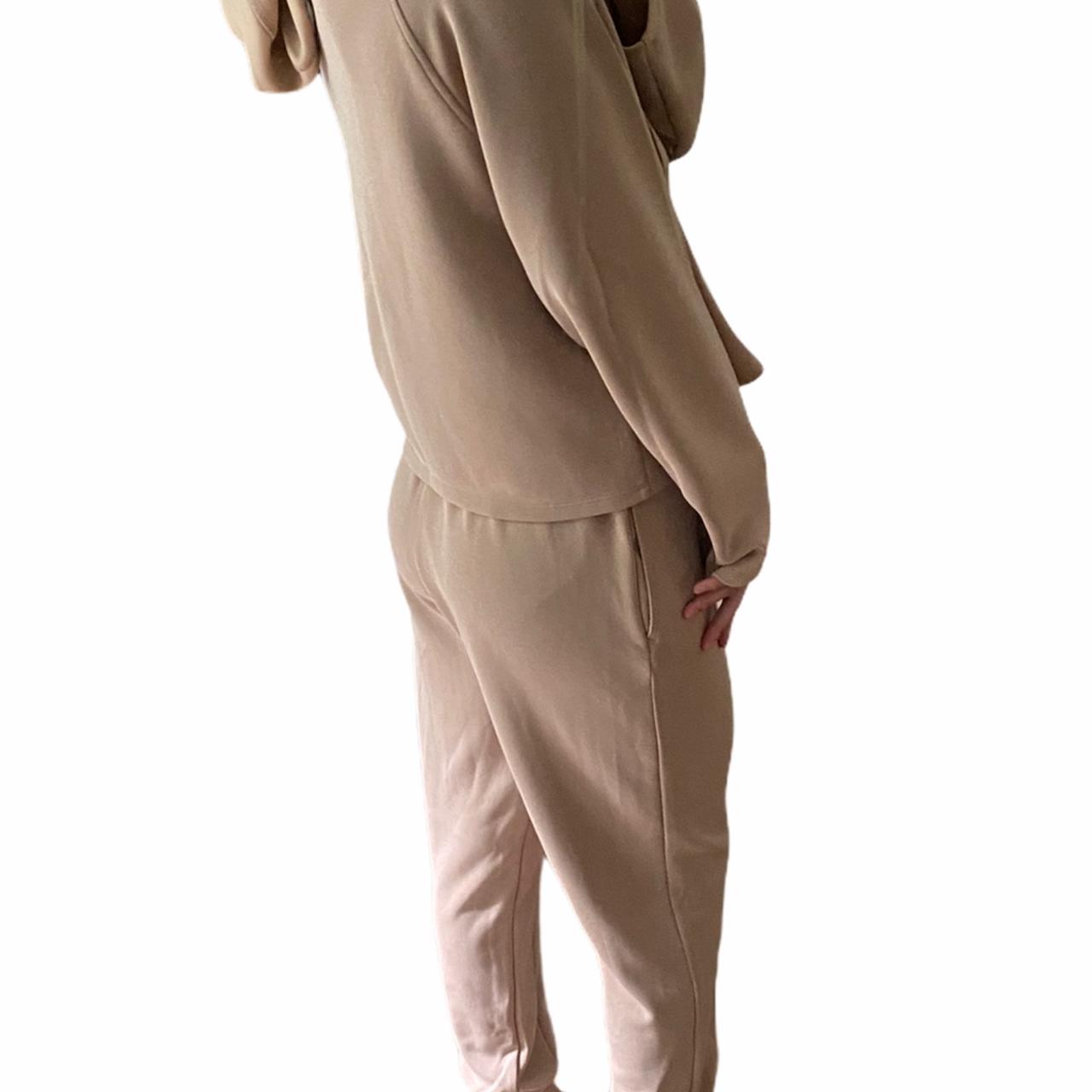 Tan Sweatsuit Brand is joylab Too large on me but... Depop