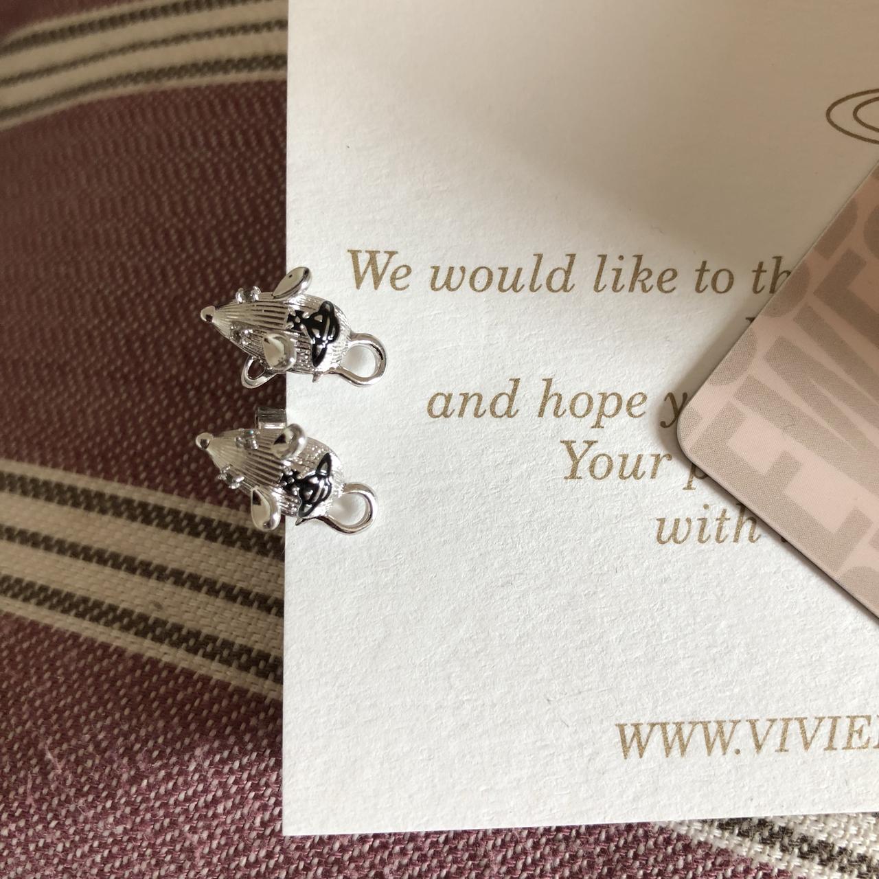 vivienne westwood mouse earrings