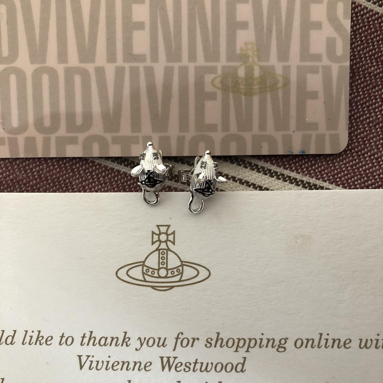 vivienne westwood mouse earrings