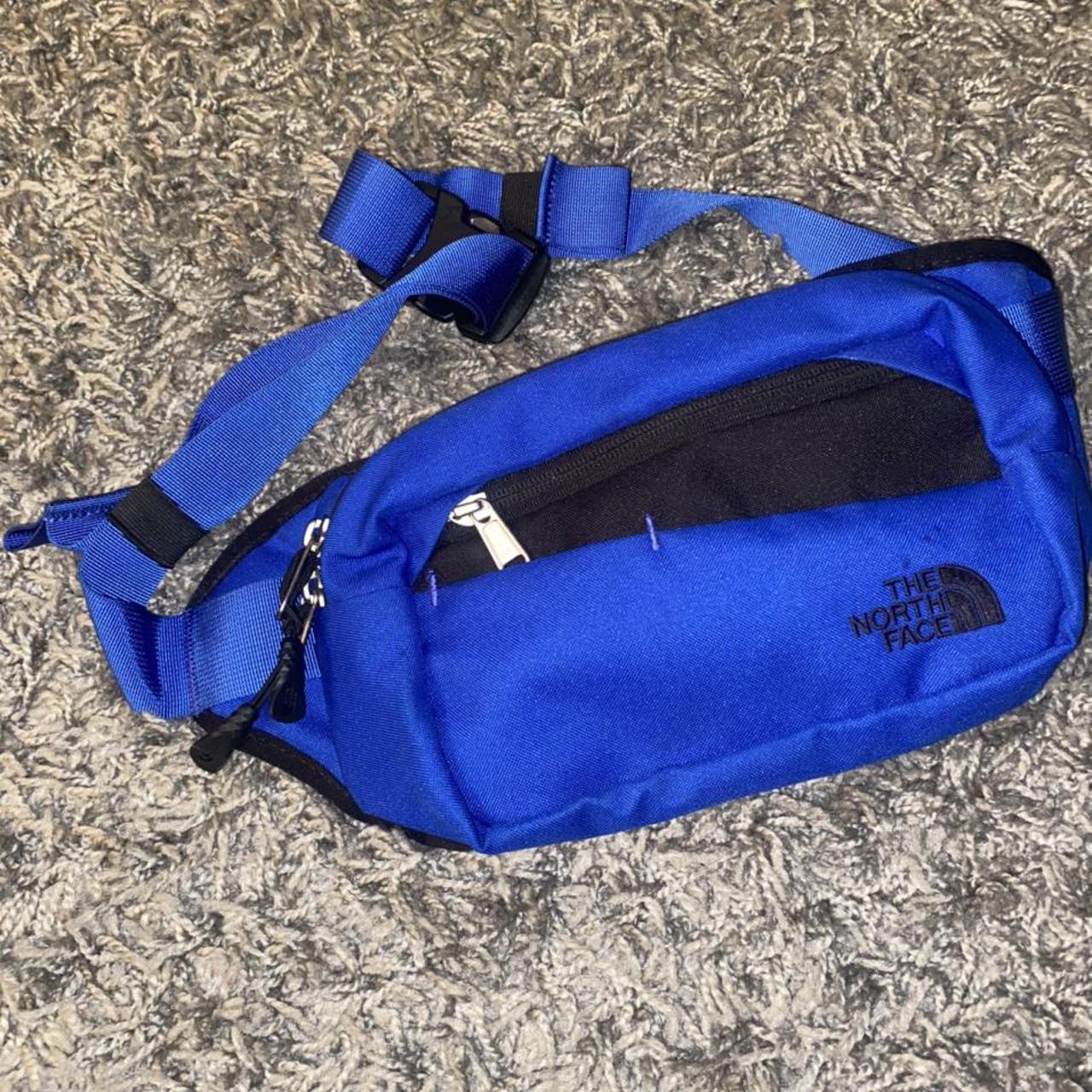 The North Face Men's Blue and Navy Bag | Depop