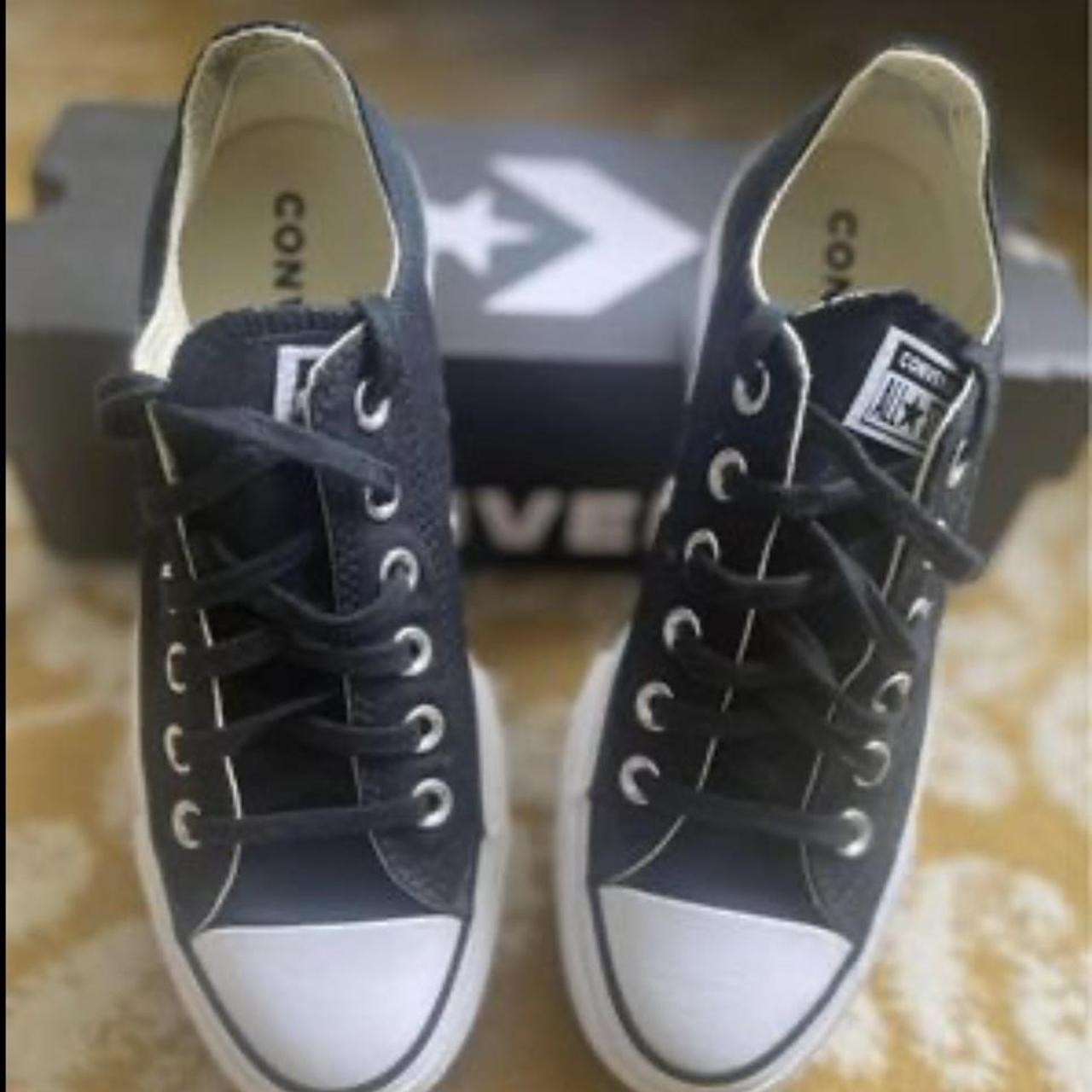 black converse size 4.5 uk