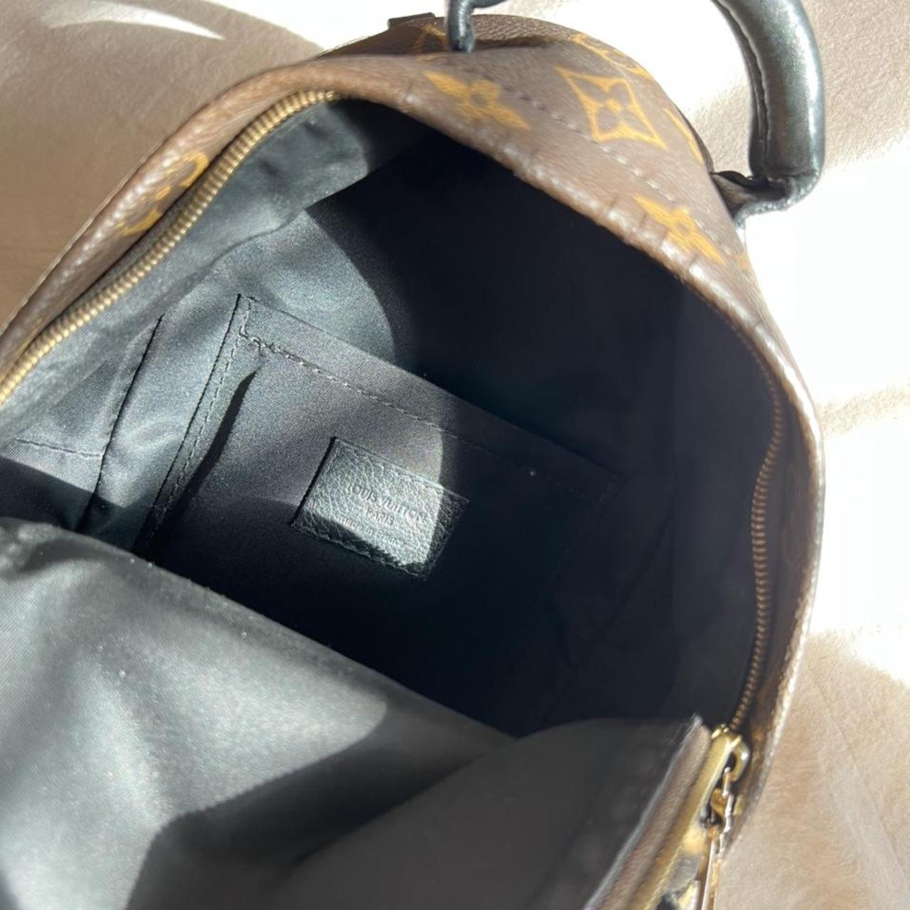 LV mini backpack Strap is ripped and zipper in - Depop