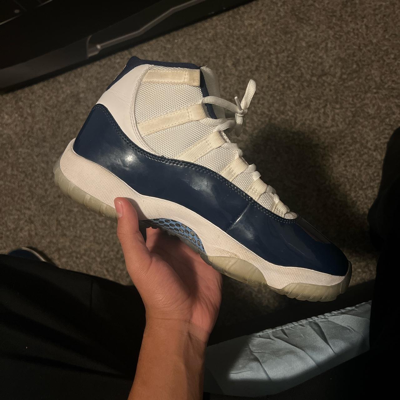 jordan-11-size-8-win-like-82-navy-blue-color-worn-depop